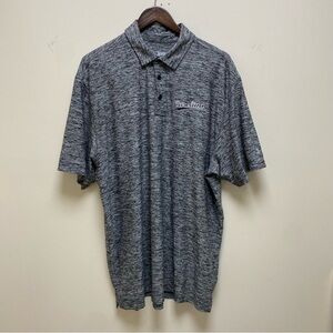 Under Armour Carolina Sports Loose Fit Short Sleeve Polo Heathered Black XXL